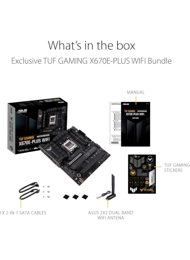 Tuf Gaming X670e-Plus - AMD AM5 PCIe 5.0 DDR5