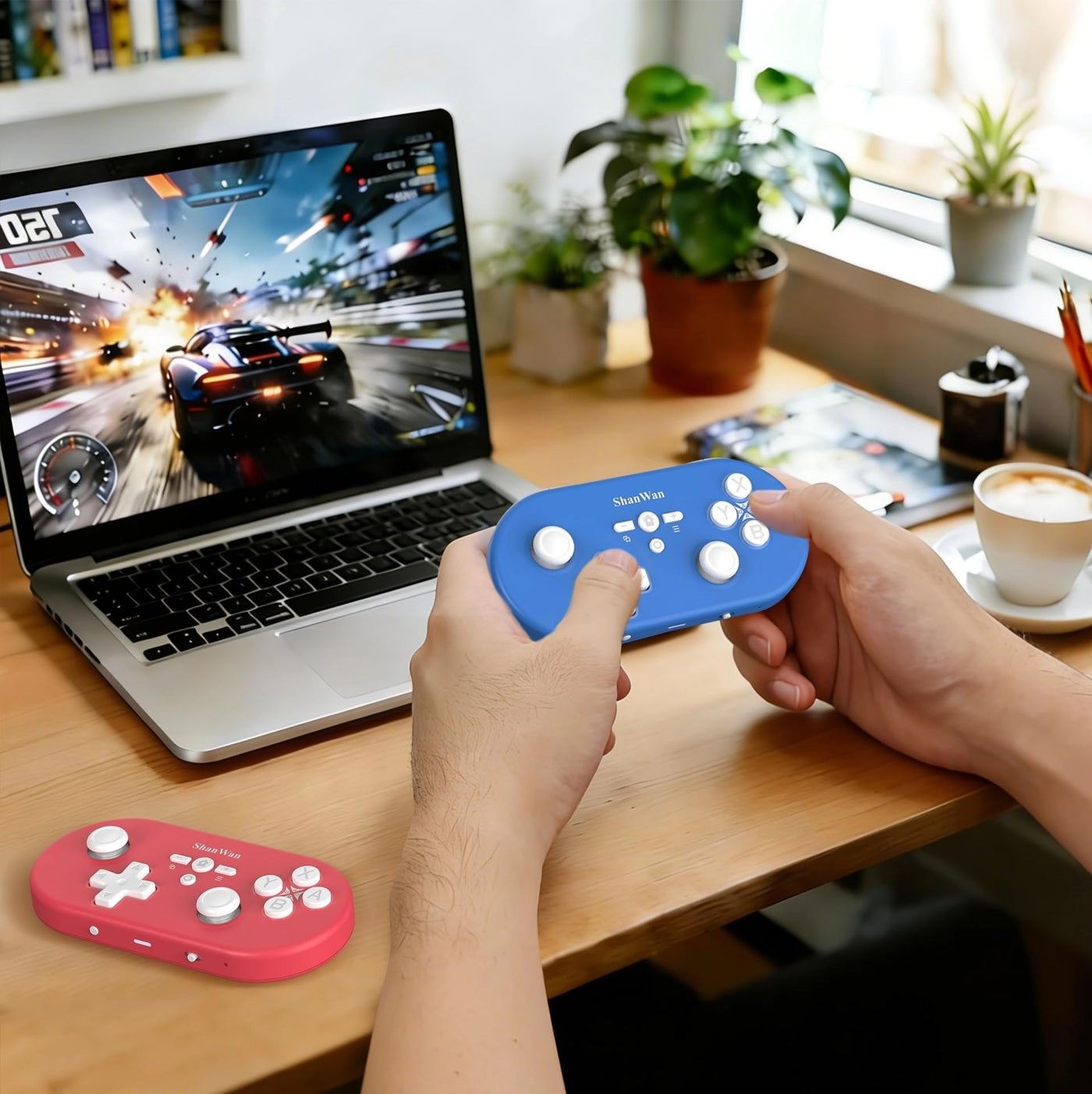 Wireless Bluetooth Controller - Switch/Switch 2 Steam Deck PC Android iPhone iPad macOS