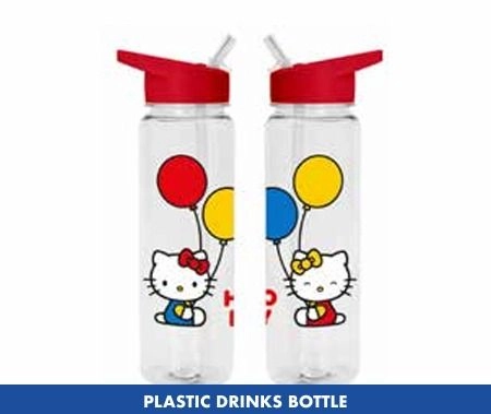 Hello Kitty Balloons Plastic Drinks Bottle