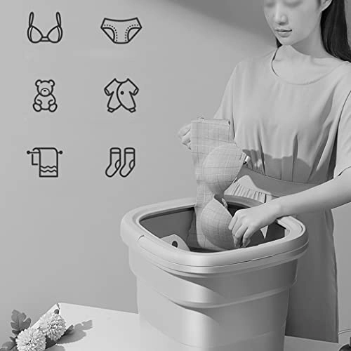 Folding laundry bucket B09MLFL6LR
