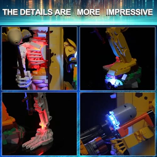 LED Light Kit for LEGO 77072 Peely Bone - USB/Battery Powered LED light only