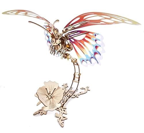 UGears Butterfly 3D Wooden Puzzle - 161 pcs