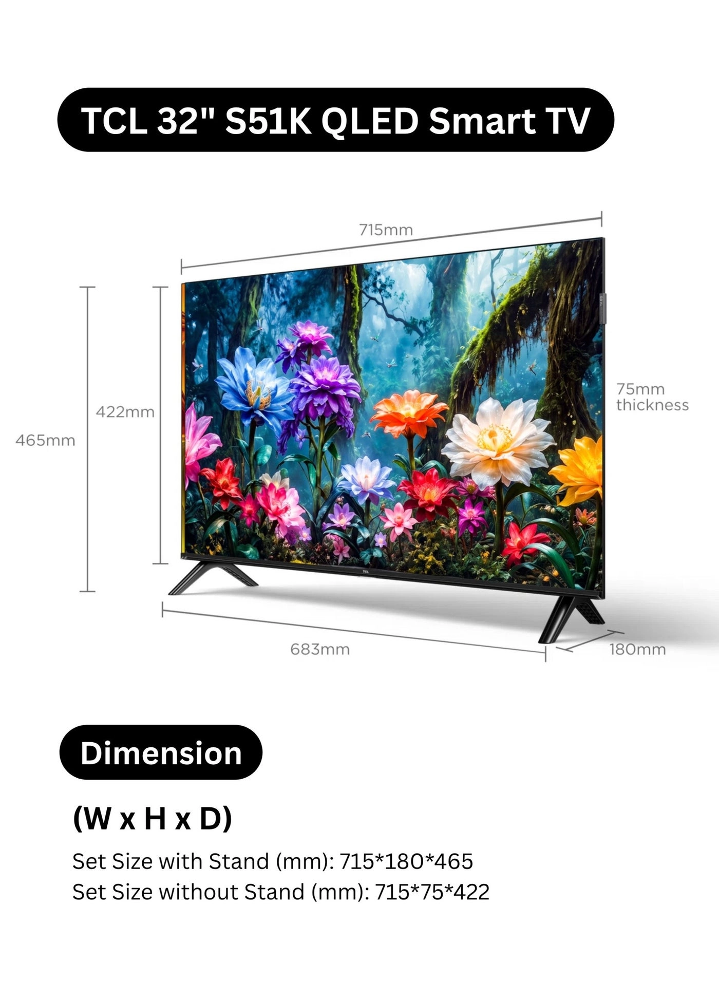 32S51K - 32 Inches