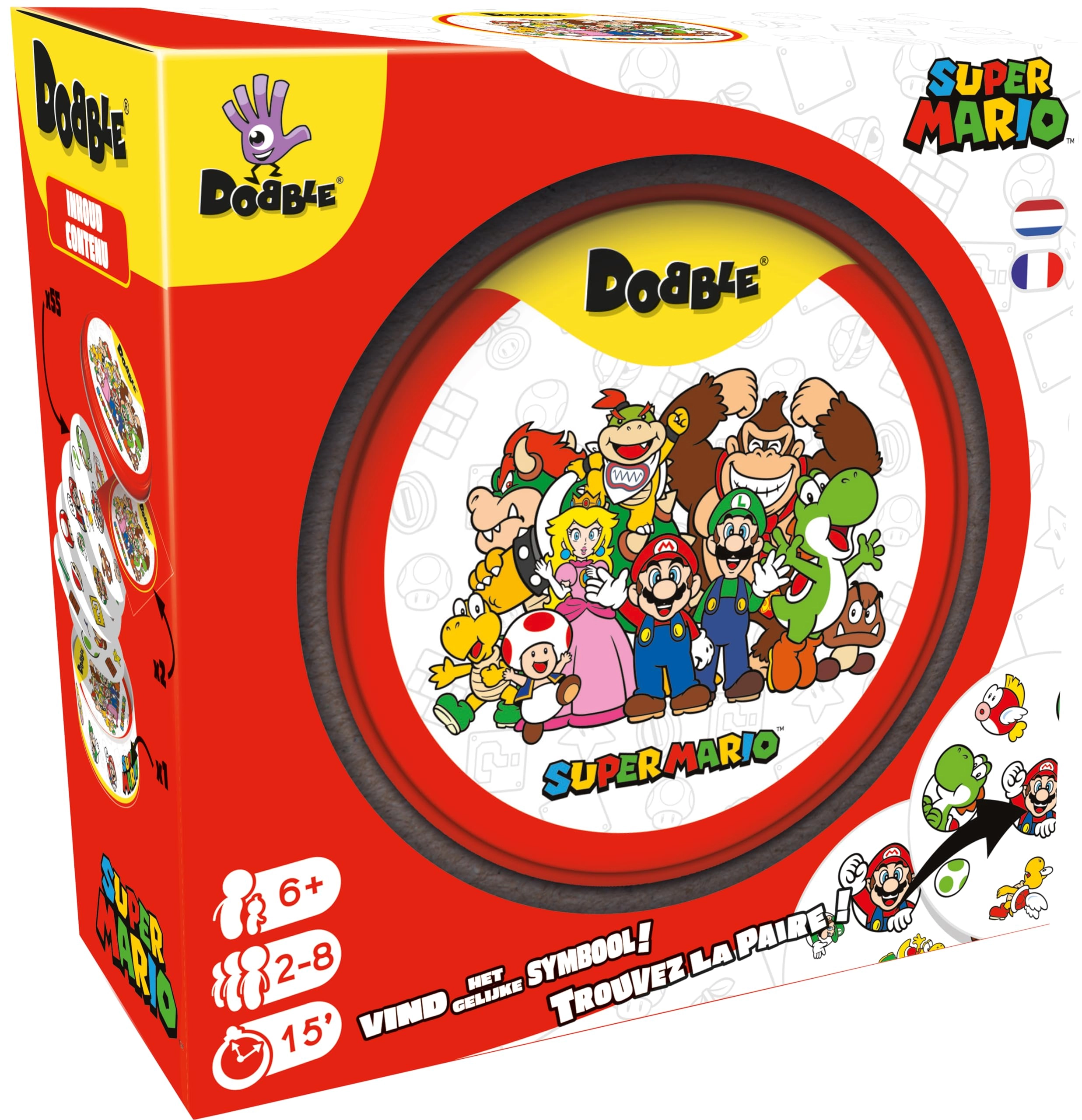 Asmodee Dobble: Super Mario - Card Game