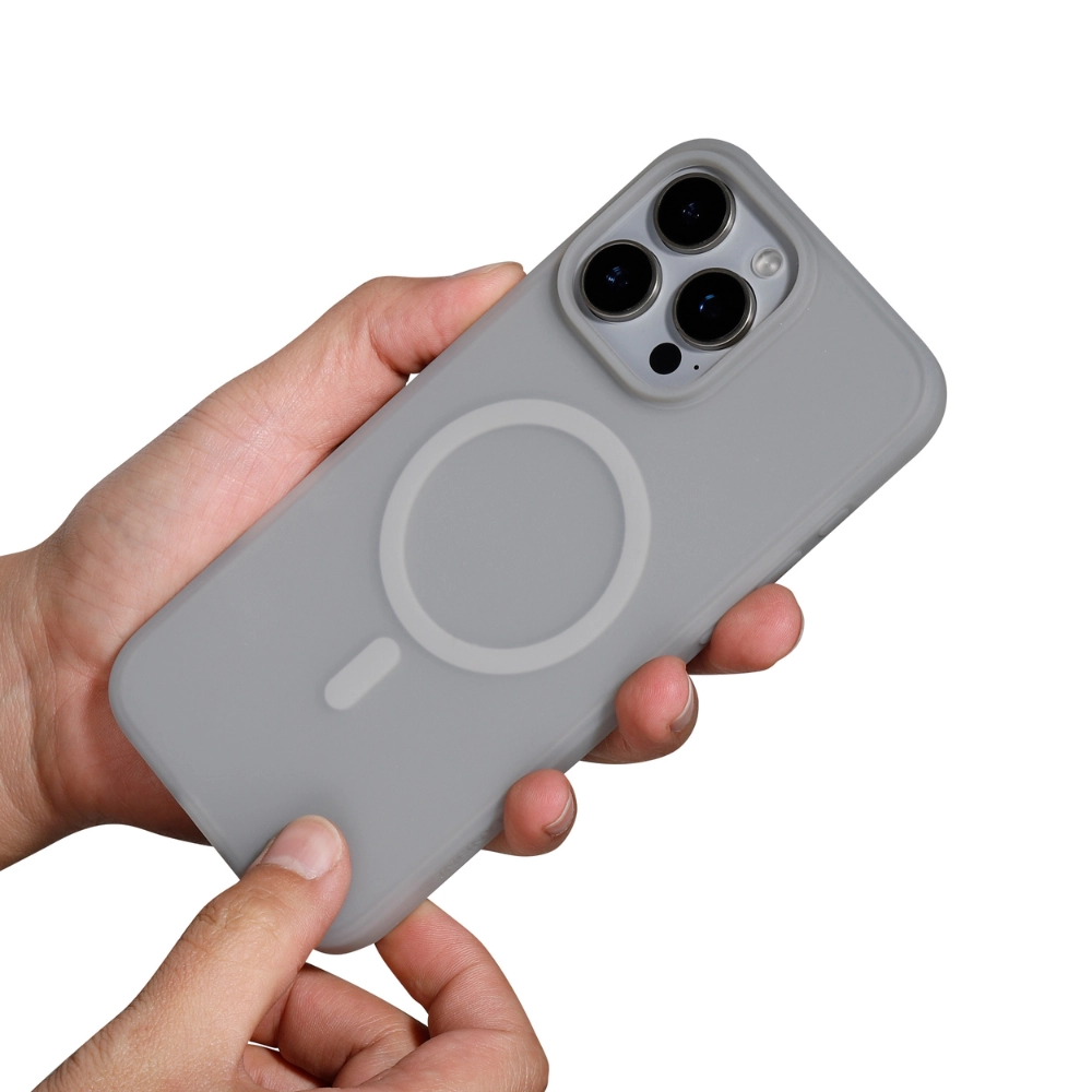 Airify Ultra-Thin Semi-Transparent Silicone MagSafe Case for iPhone 16 Pro
