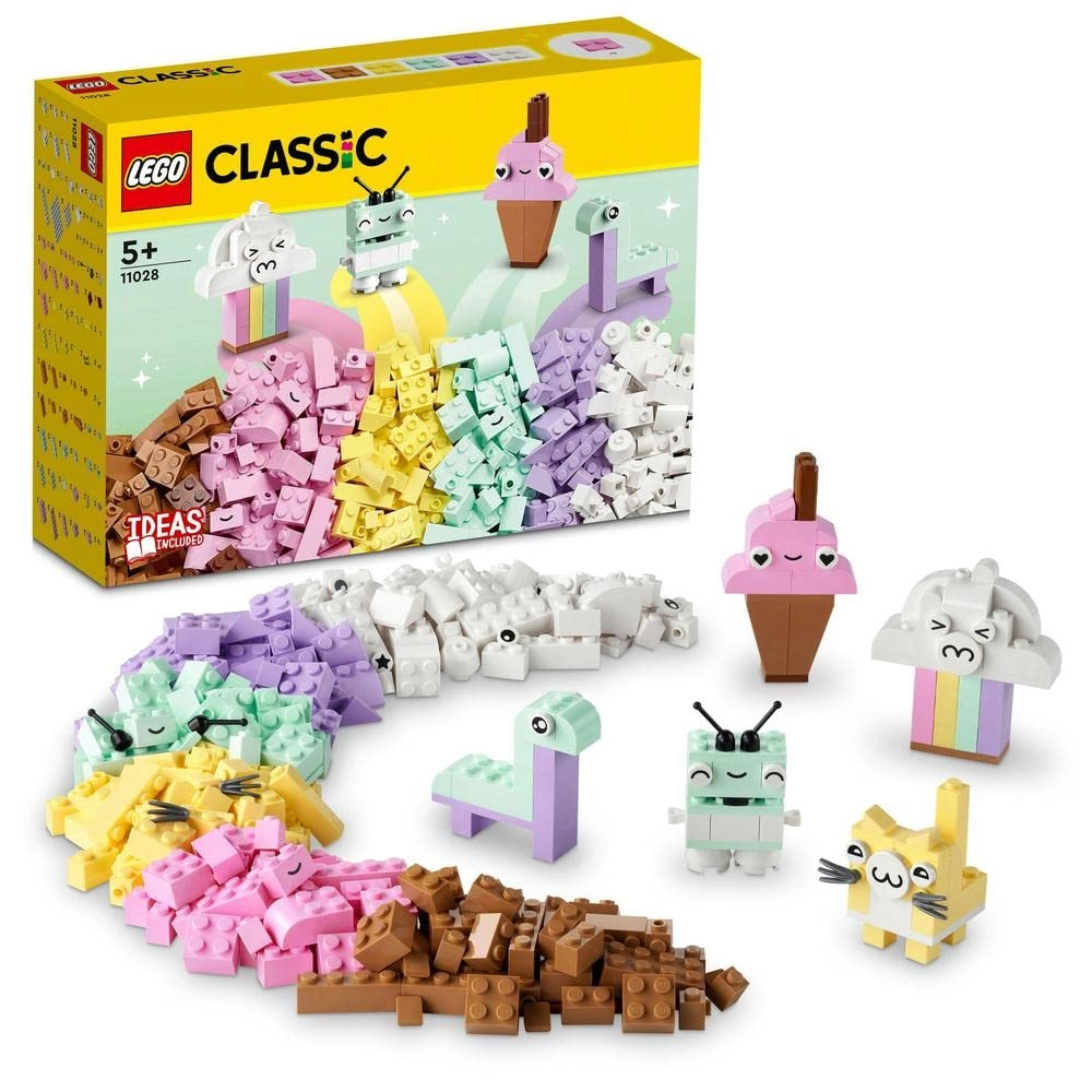 LEGO Classic Creative Pastel Fun Bricks Box - Multicolor