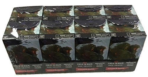 WizKids Icons of the Realms: Rage of Demons Sealed Booster Brick - 8 Booster Packs (WZK 72066)
