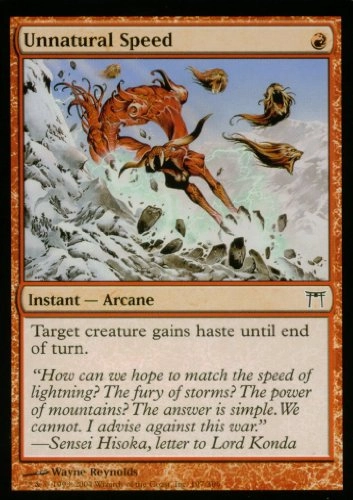 Unnatural Speed - Champions of Kamigawa