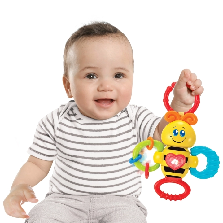 Light‑Up Twisty Rattles - Suitable for 3 months & above Bee