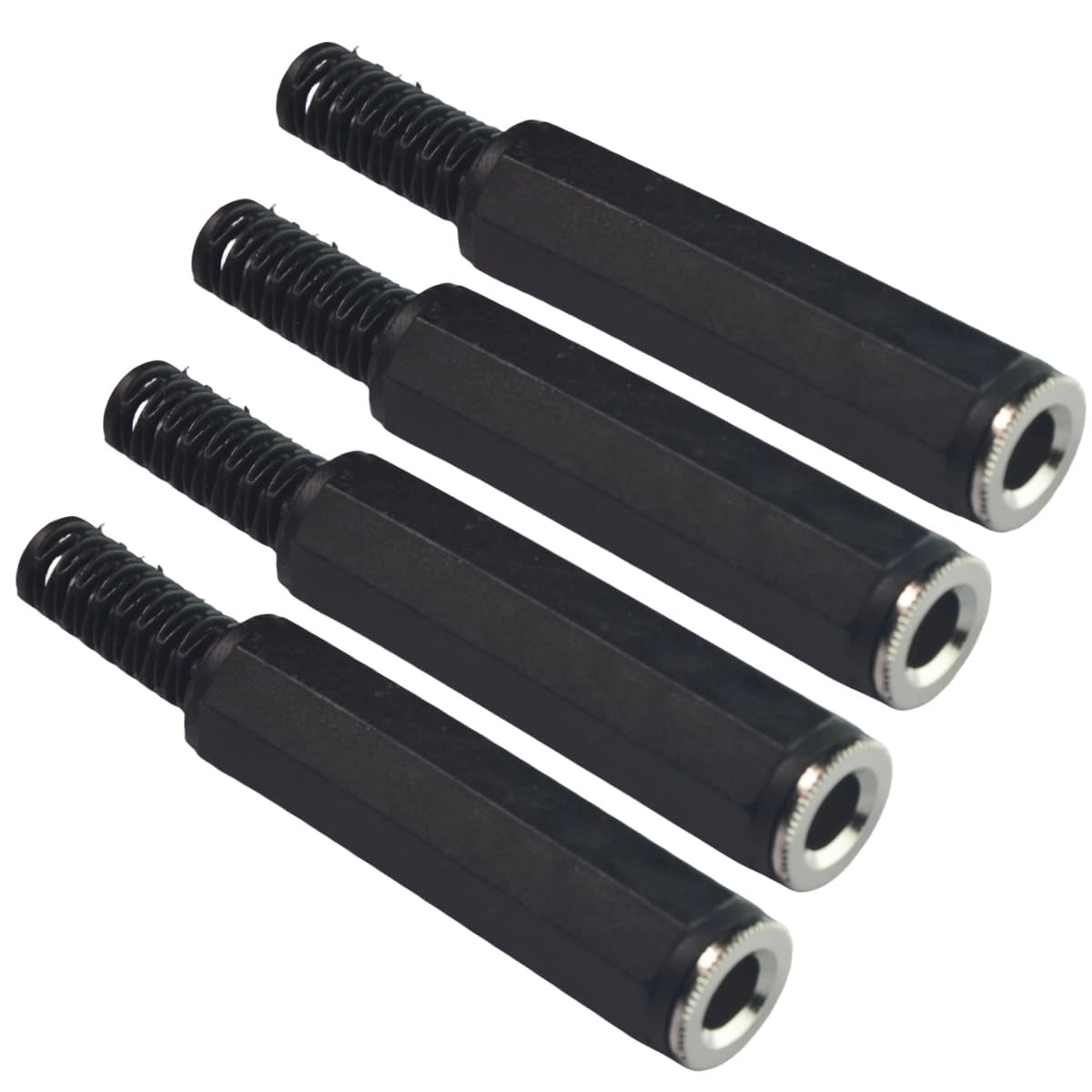 6.35mm Stereo Jack - 1/4 Inch TRS Female (4 Pack)