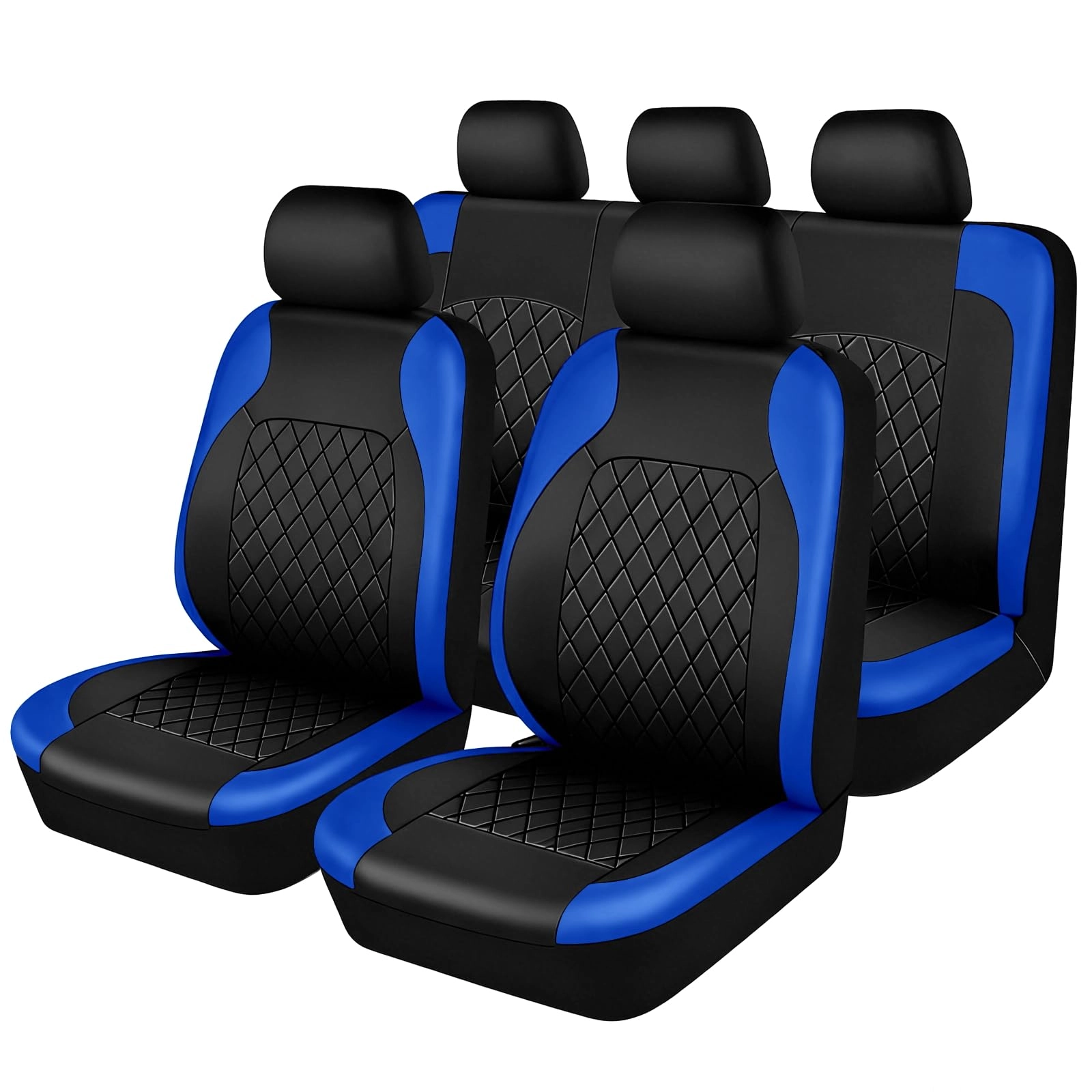 VBGURR Car Seat Cover Full Set - Ford Focus Peugeot VW Tiguan Front Rear