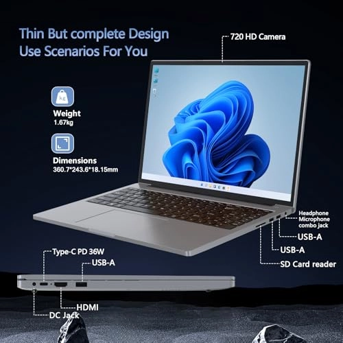 N156MU3-AN - 15.6'' N100 16GB DDR4 512GB SSD