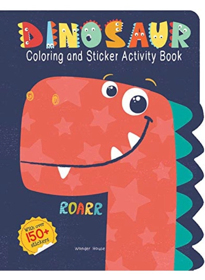 Dinosaurs - Coloring and Sticker Activity Book - 48 pages 150+ Stickers
