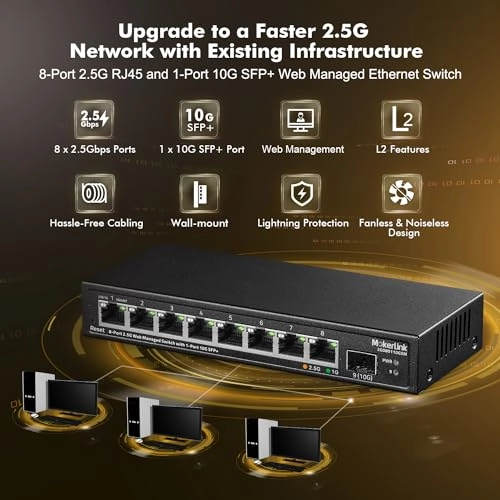 8x2.5G(Managed) - 9-ports