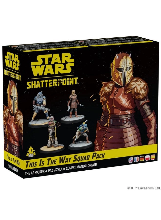 Atomic Mass Games Star Wars Shatterpoint: This is The Way Squad Pack - Tabletop Miniatures Game