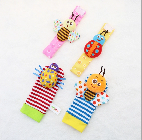 Wrist Rattle & Foot Finder Socks - 1+ Animal designs