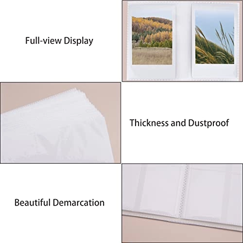 2x3" 128 Pockets PU Leather Photo Album