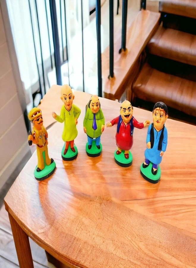 KARRU KRAFFT Terracotta Motu Patlu Characters - 5