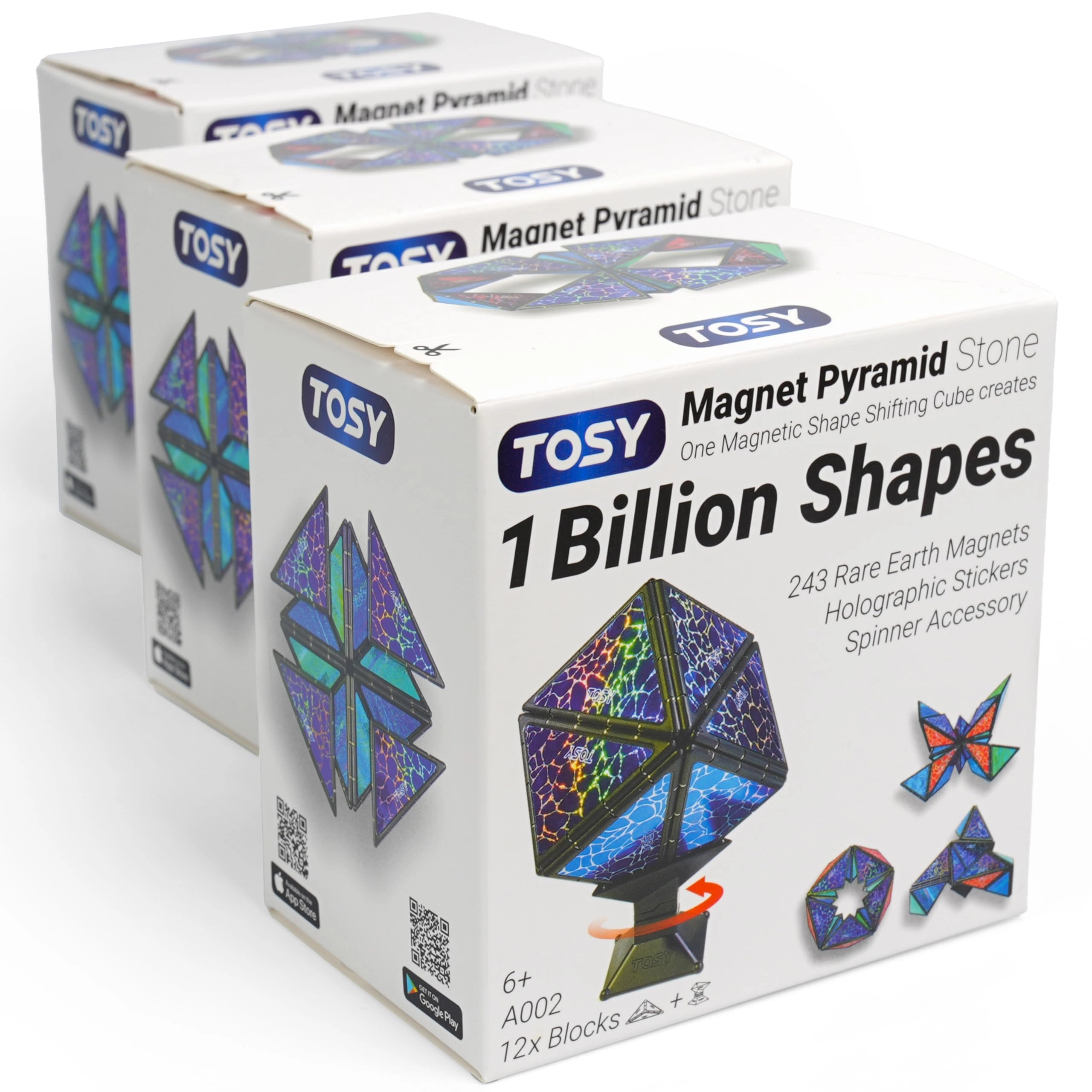 ROBOFI LLC Magnet Pyramid - 6 years+ 14 pieces Pack