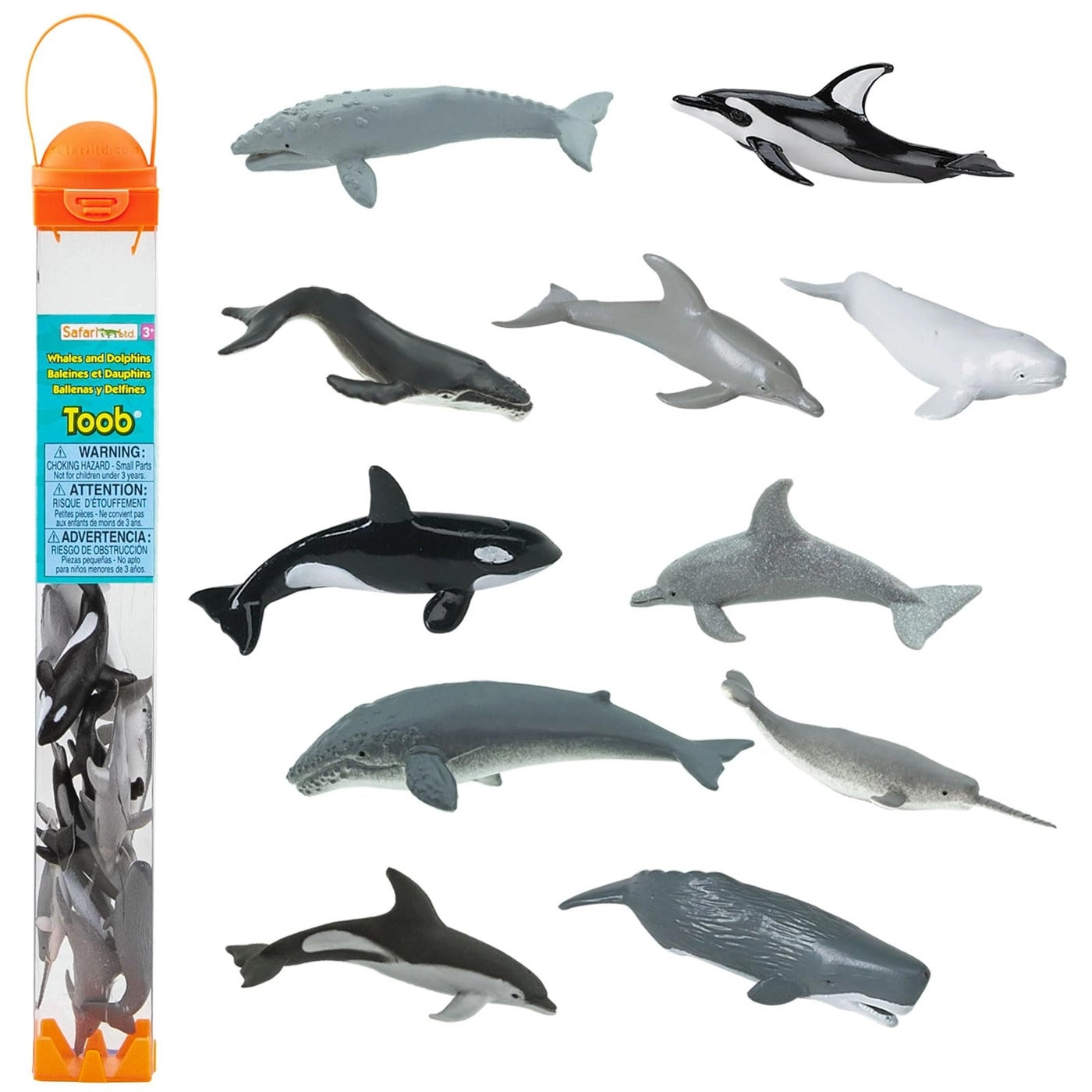 Whales & Dolphins TOOB - 12 pcs