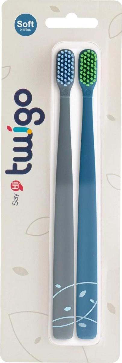 Flipper Twigo Toothbrush - Soft Bristle 2-Piece Pack