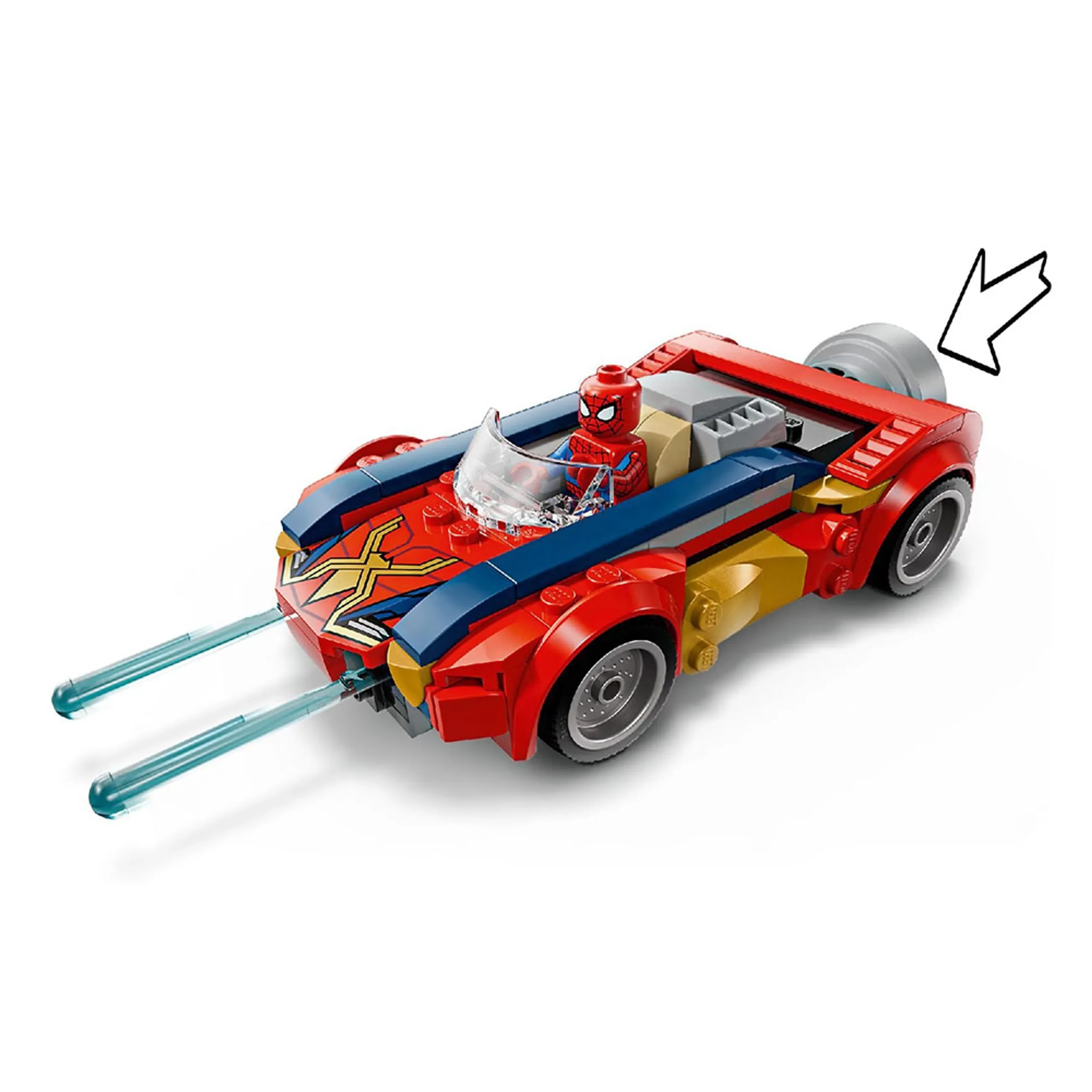 Marvel Spider-Man Car vs. Venomized Wolverine (76336)