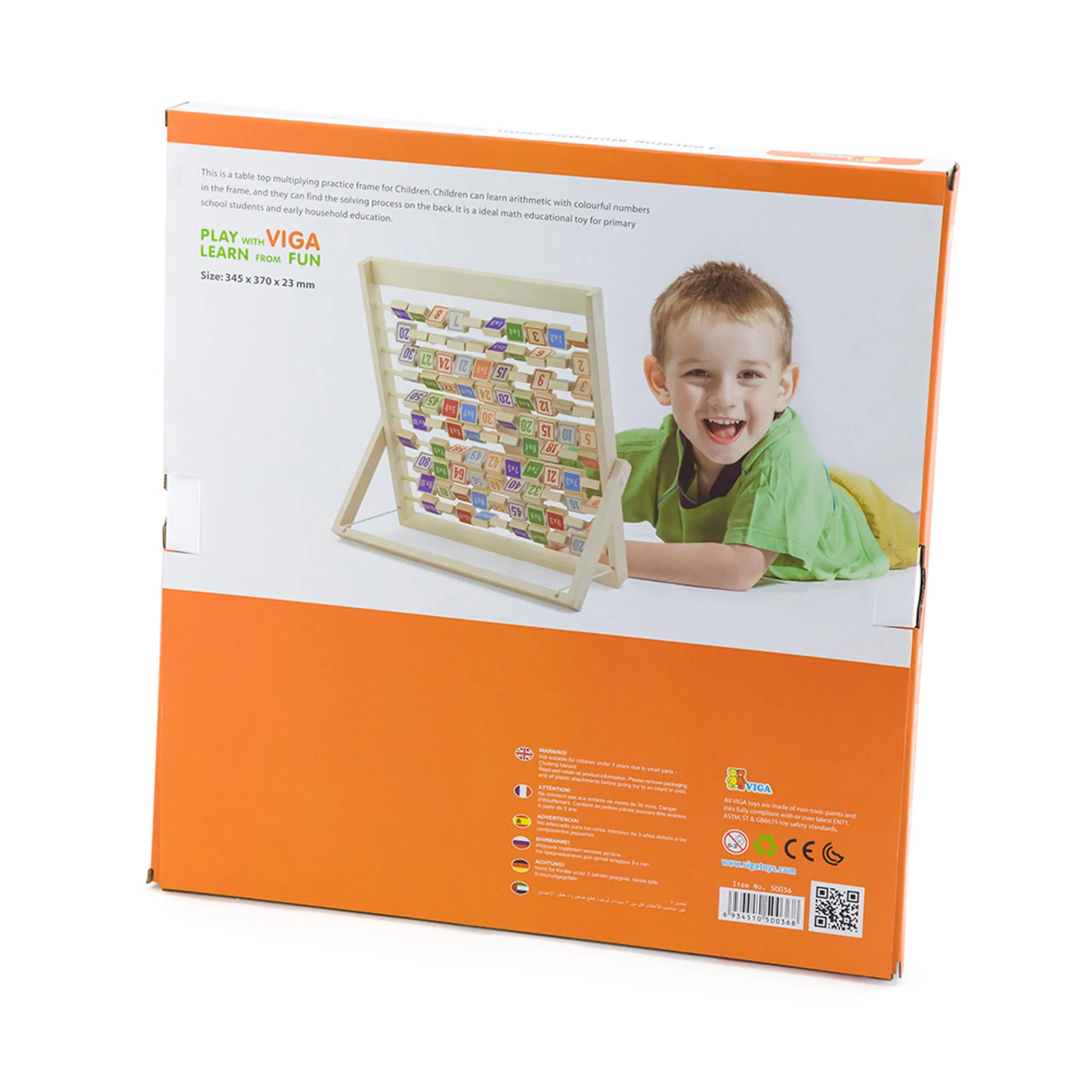 Alphabet and Multiplication Board - 3 +