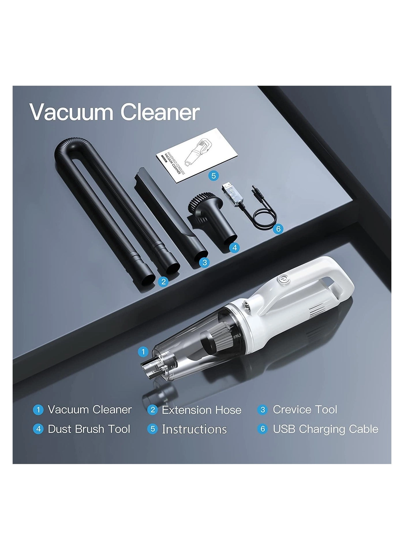 Handheld Vacuums - 2200mAh