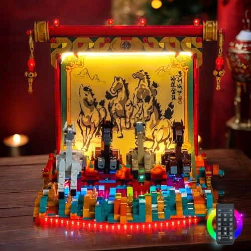 Light Kit - Compatible with LEGO 80119 Galloping Horse Canvas RC Version