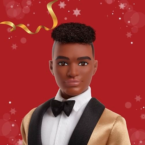 Ken Collectible Fashion Doll - Dark Brown Hair 2025 Holiday