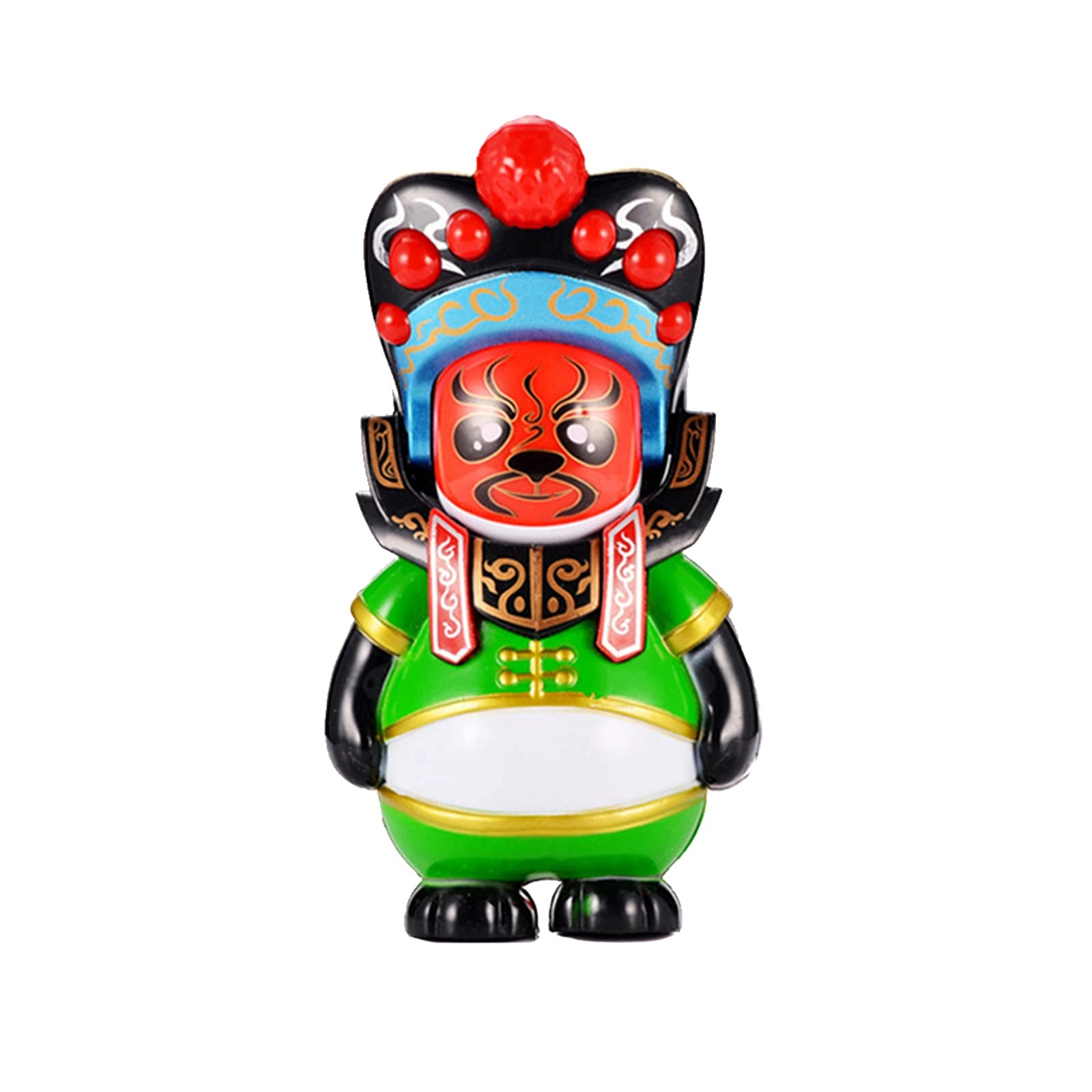 NC Sichuan Opera face-changing doll - Green panda 4 faces