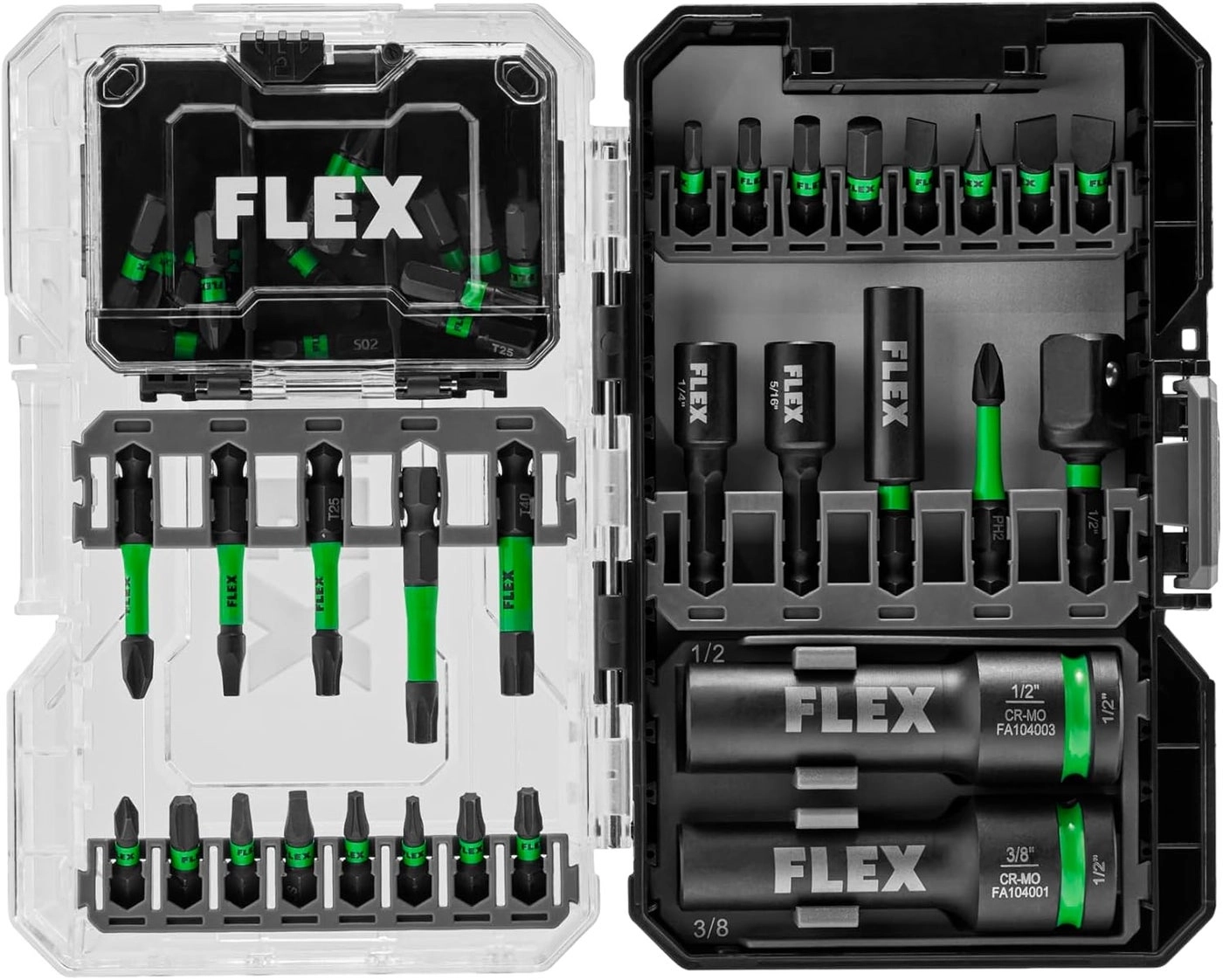Flex STACK PACK IMPACKS Impact Driver Bit Set