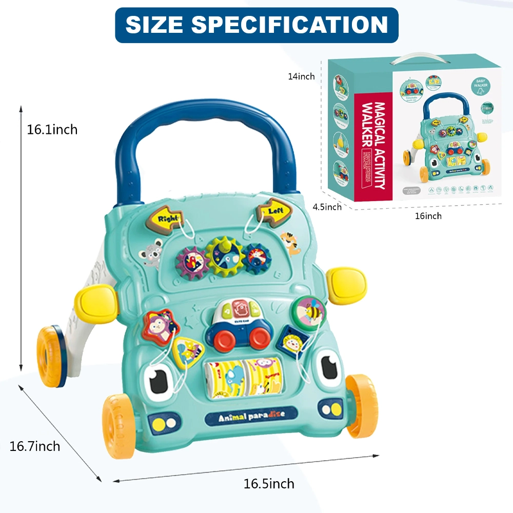 Rolling Ball Walker - Light And Music + Baby Drawing Mat