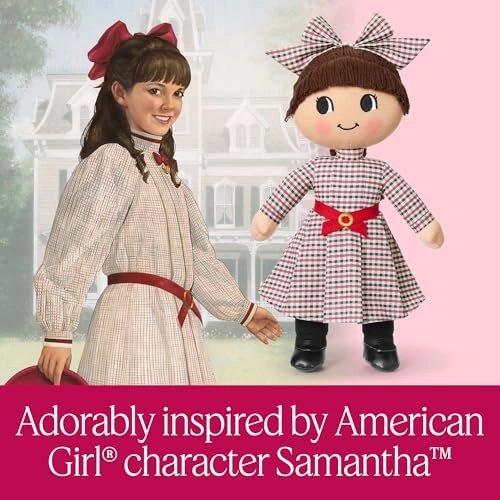 Samantha Doll - 13.5" knit plush + Hello, Samantha Board Book Ages 18+