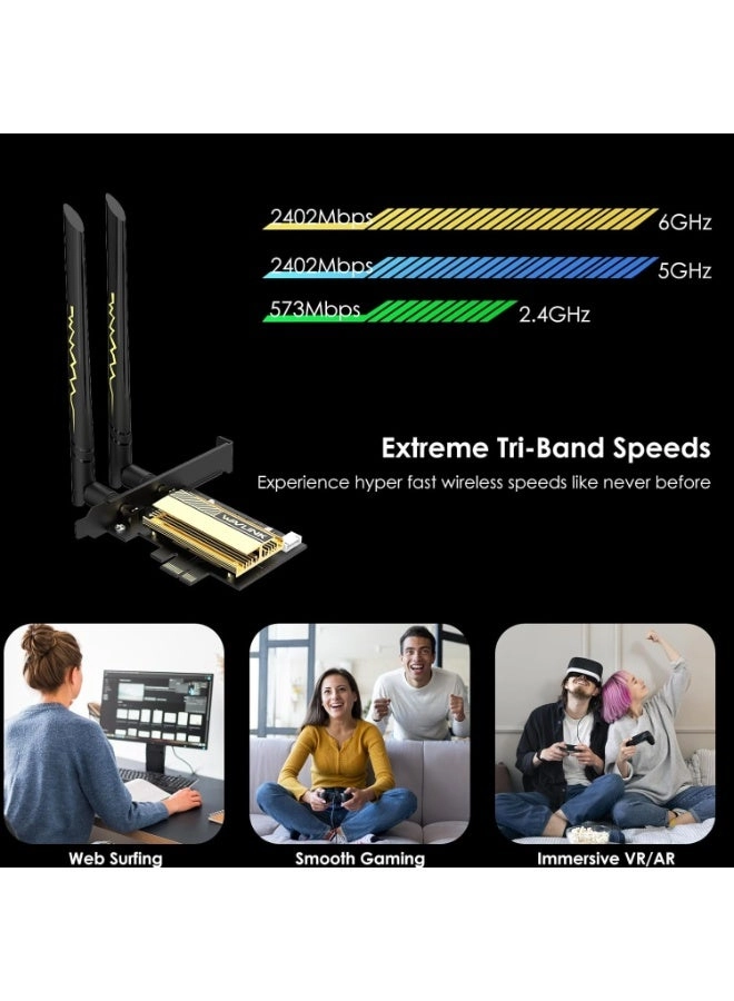 AX5400M - WiFi 6E PCIe Wireless