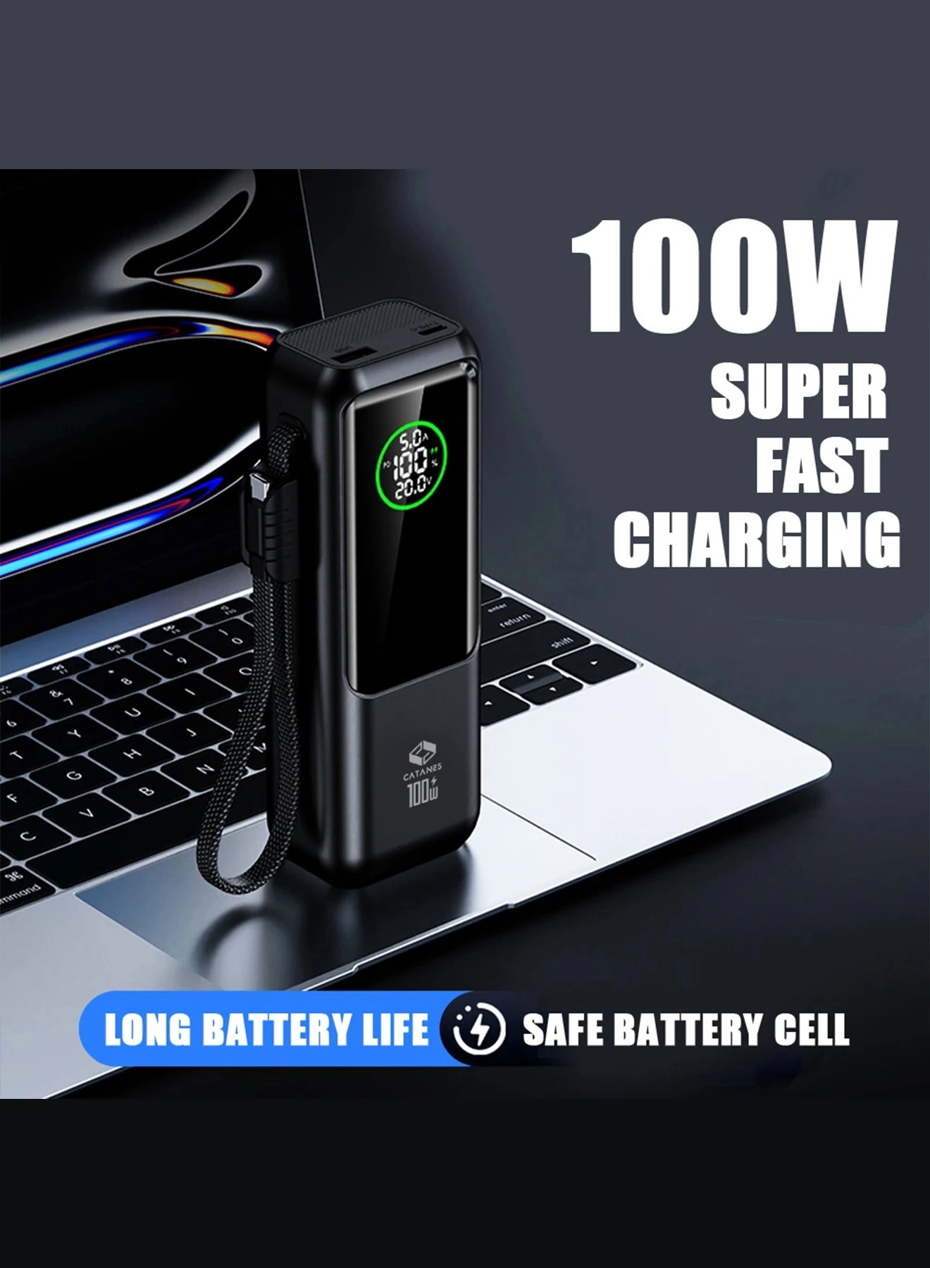 FASTCHARGING - 20000mAh 100W Fast charging