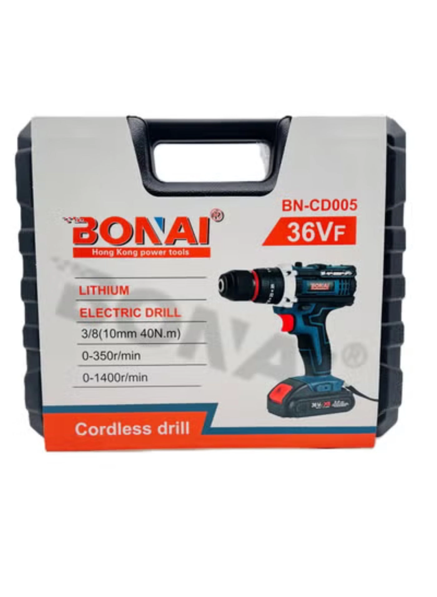 36VF Cordless Electric Drill - 2.0Ah