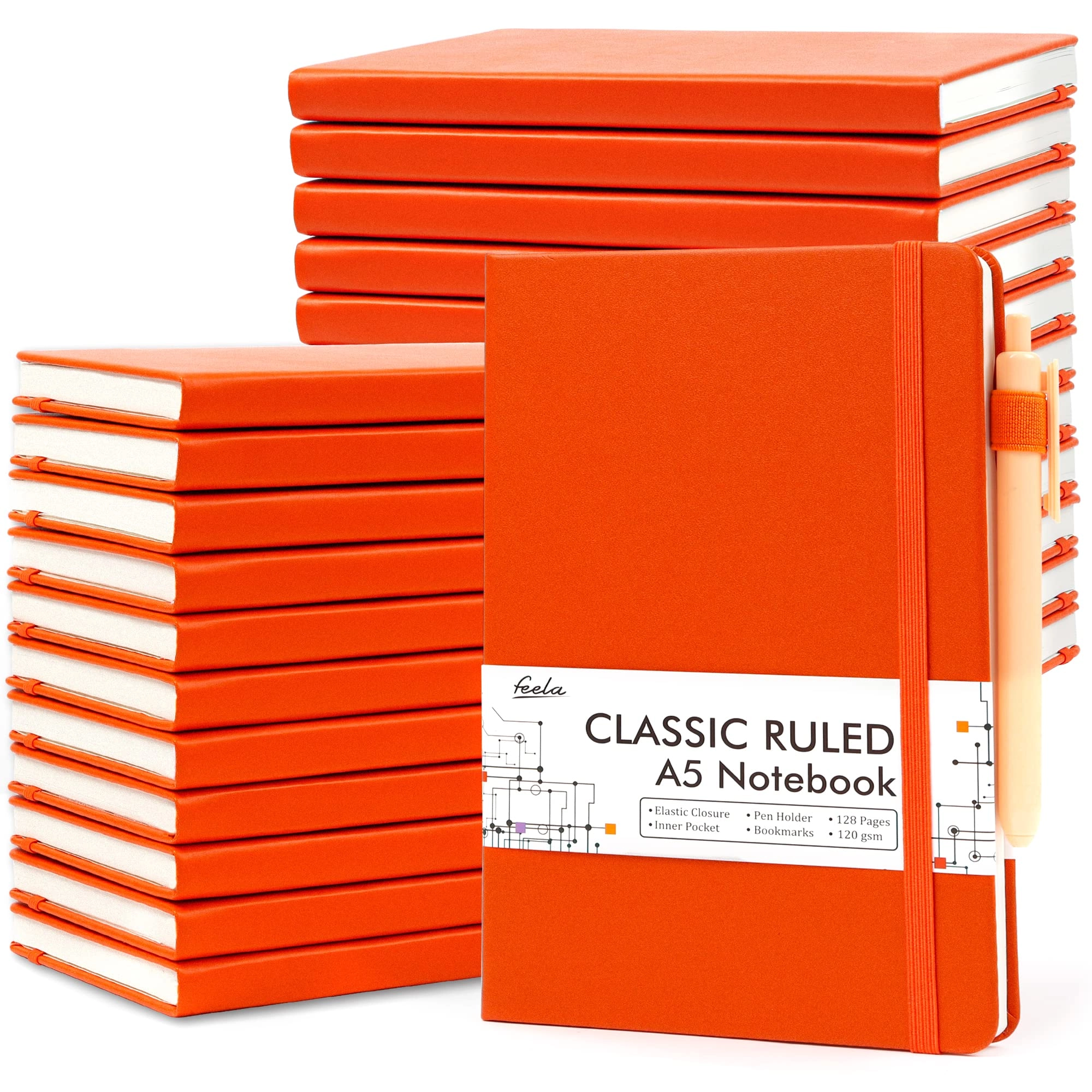 Journal Notebook A5 - Lined 64 Sheets