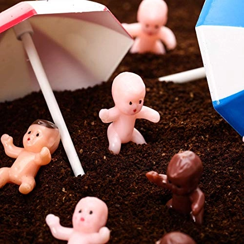Mini Plastic Babies Doll - 60 Pieces Baby Shower