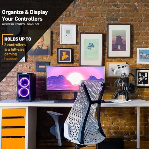 Universal 3 Tier Controller Holder and Headset Stand - PS4 PS5 Xbox ONE Switch