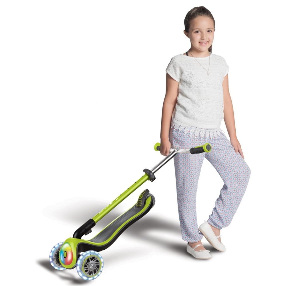 Elite Prime 3-Wheel Kick Scooter – 125mm LED Foldable