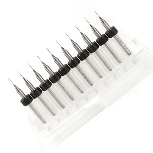 Carbide Micro Drill Bits - Tungsten Steel 10pcs 0.3mm