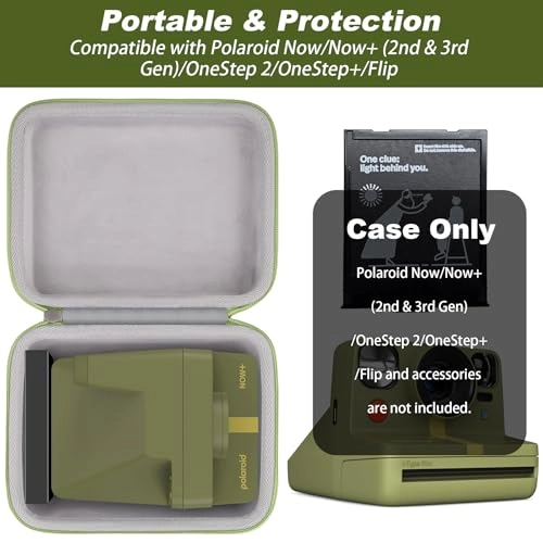 Hard Travel Case - Polaroid I-2, Now+ 2nd Generation I-Type, Originals Now+, OneStep 2, OneStep+ Instant Film Camera