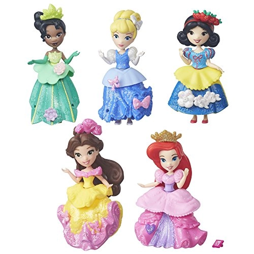 Cinderella + Tiana + Snow White + Belle + Ariel - Cartoon - 5 pcs (B5347)
