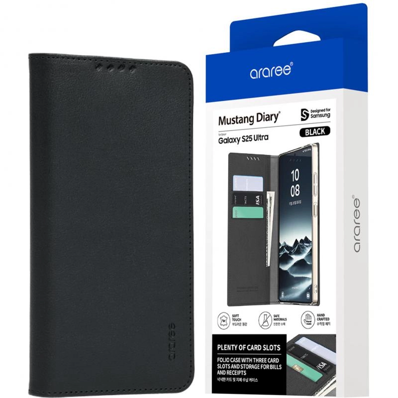 Mustang Diary - Vegan Leather Flip Cover Mobile Case