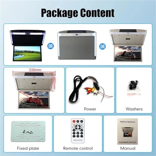 Car Roof Monitor - 15.6 Inch