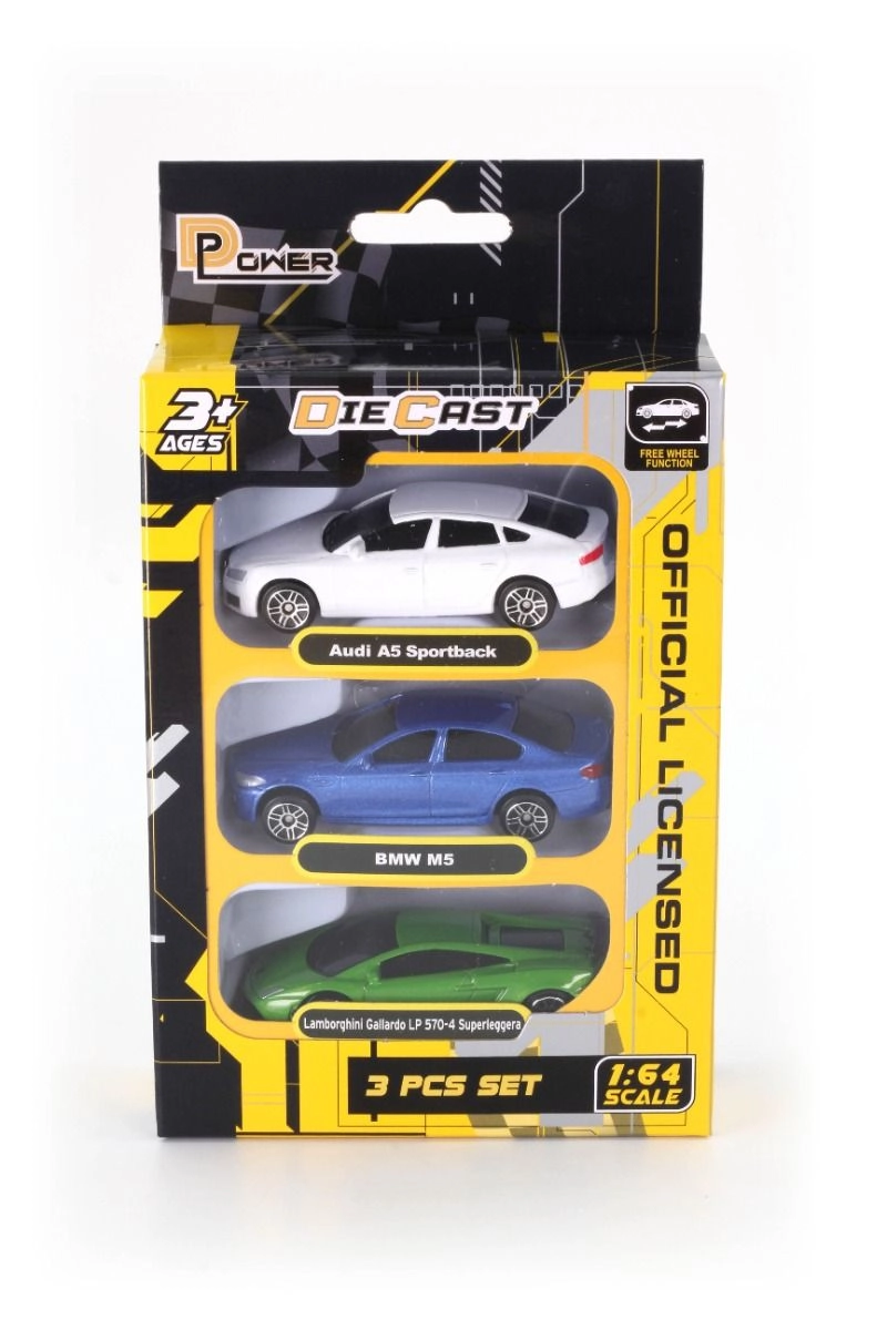 Audi A5 + BMW M5 + Lamborghini LP570-4 - 1:64 3pcs