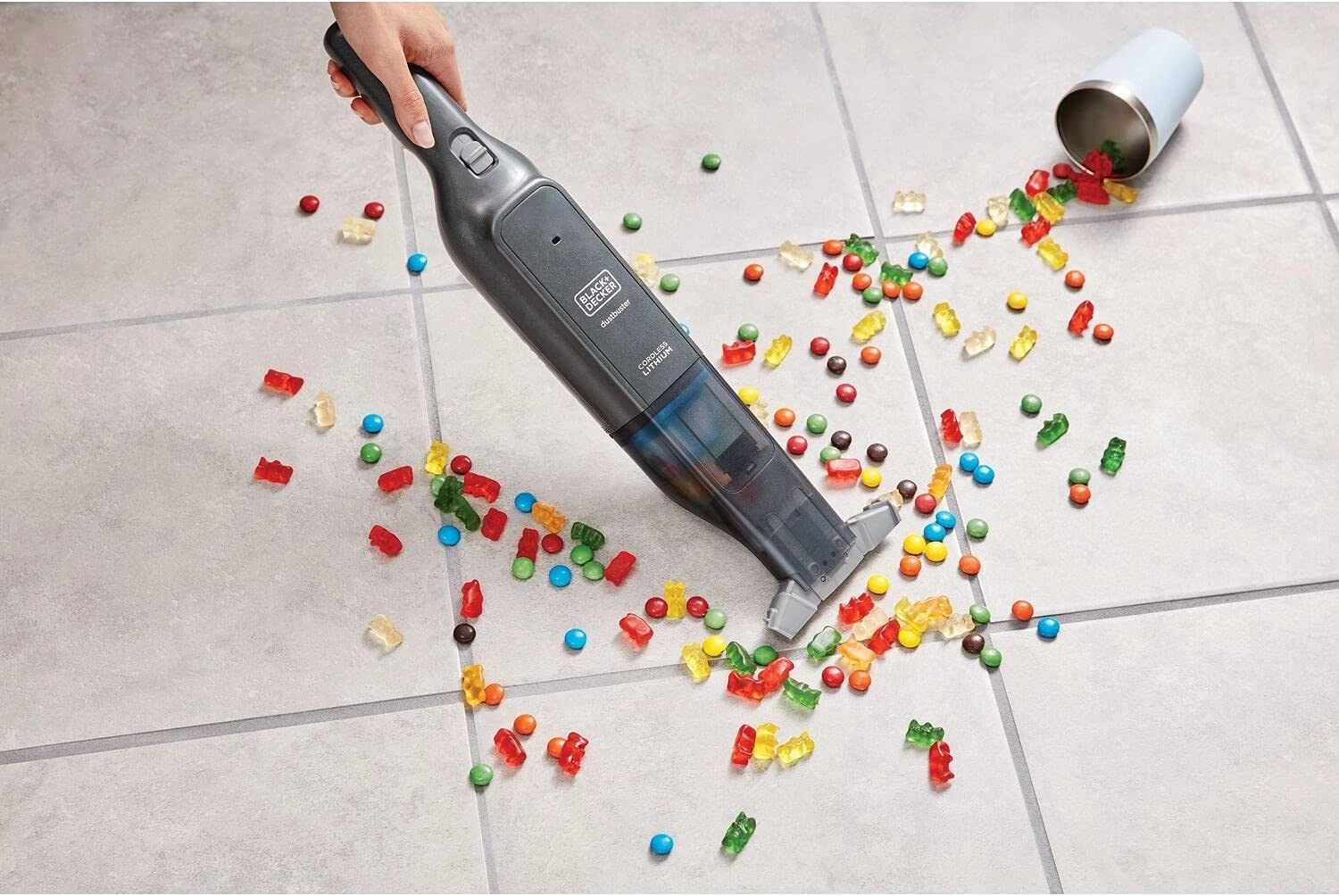 Pelican Handheld Vacuum - 12V 130 ml Dark Titanium
