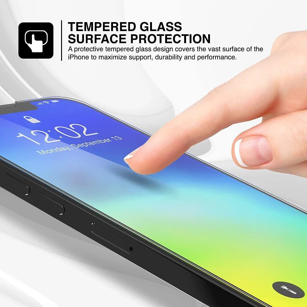 Fit It World Premium Tempered Glass Screen Protector for iPhone 13 / iPhone 13 Pro