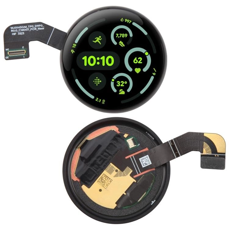 HEXIXILONG LCD Screen with Digitizer Full Assembly for Google Pixel Watch 3 - 45mm